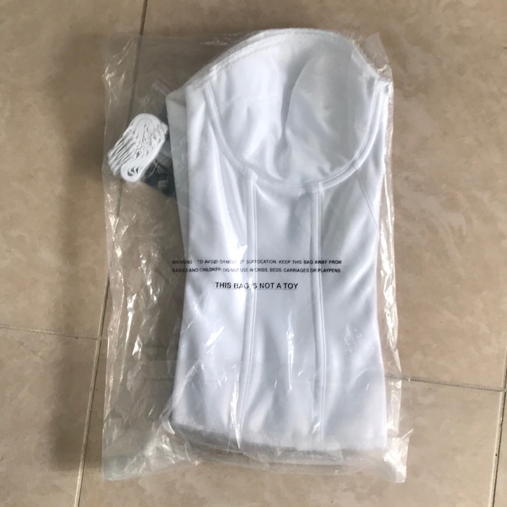 Brand new Dominique Apparel corset White
